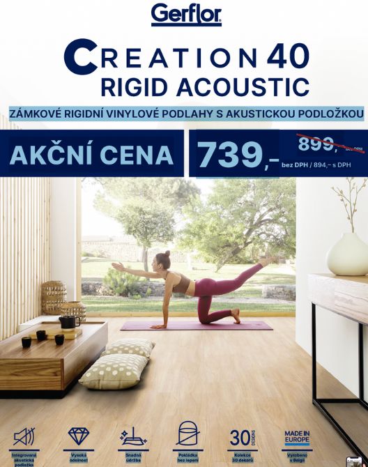 AKČNÍ CENA - GERFLOR CREATION 40 RIGID ACOUSTIC